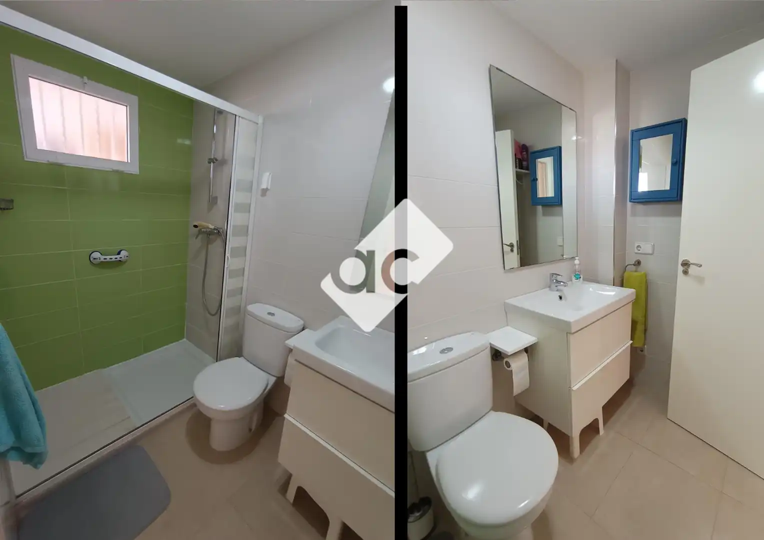 Bathroom of Flat for rent in Cullera  with Air Conditioner, Heating and Furnished