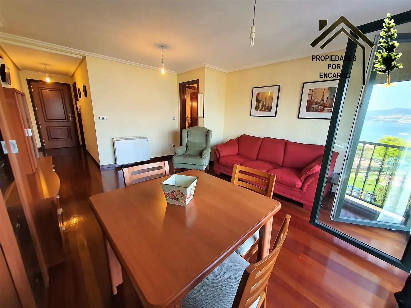Wohnzimmer von Wohnungen zum Verkauf in Moaña mit Heizung