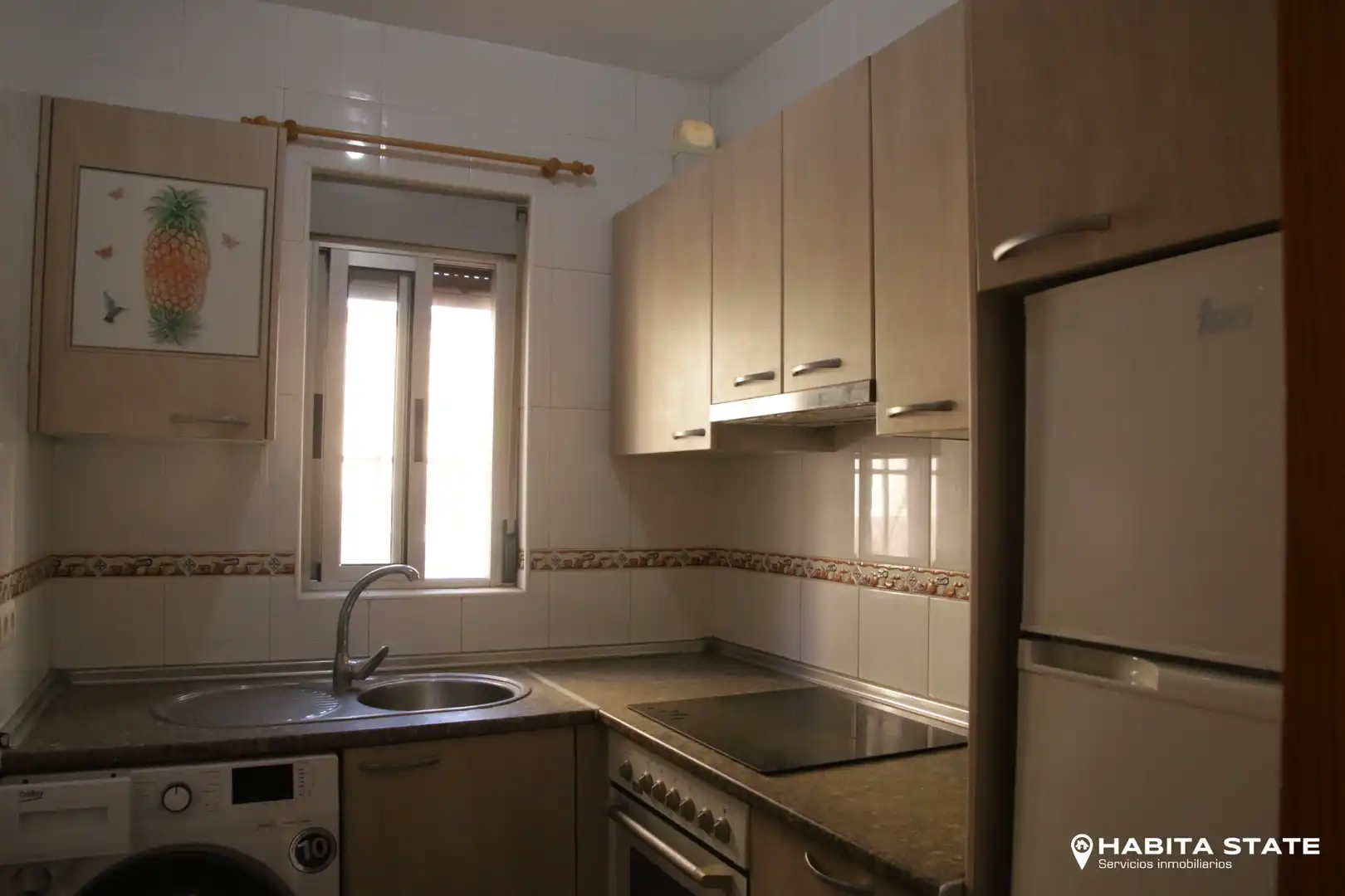 Kitchen of Flat for sale in Almería  with Furnished, Oven and Washing machine