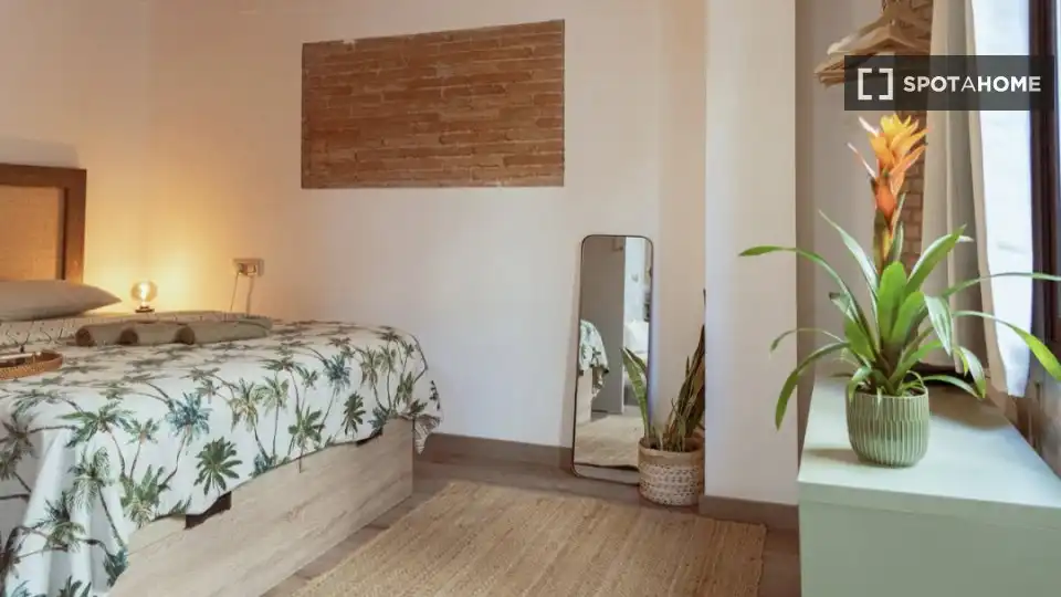 Habitación de Piso de alquiler en Barcelona con Aire acondicionado, Calefacción y Amueblado