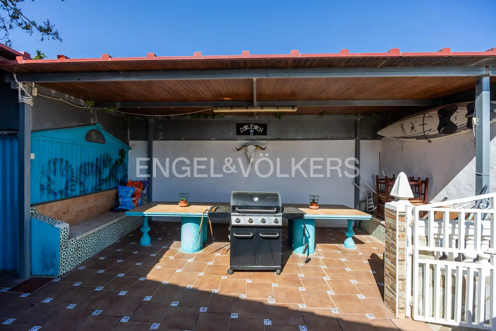 Terraza de Casa o chalet en venta en Chiclana de la Frontera con Aire acondicionado, Calefacción y Jardín privado