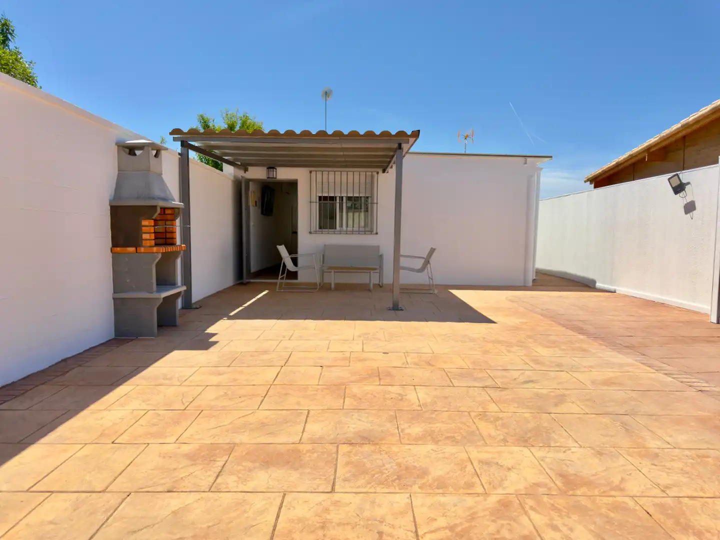 Terrasse von Haus oder Chalet zur Miete in Chiclana de la Frontera mit Klimaanlage, Heizung und Terrasse