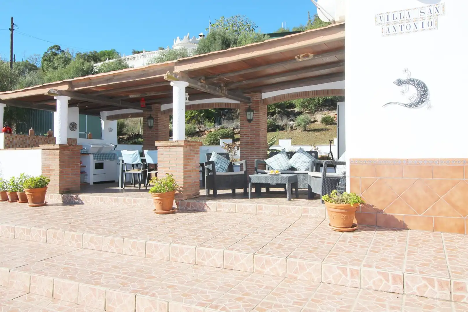 Terraza de Casa o chalet en venta en Almogía con Aire acondicionado, Calefacción y Jardín privado