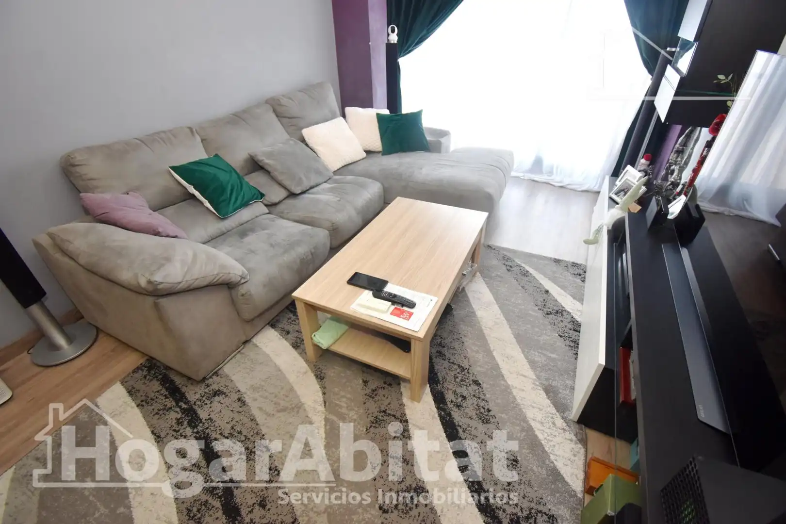 Sala de estar de Piso en venta en La Vall d'Uixó con Aire acondicionado, Trastero y Amueblado