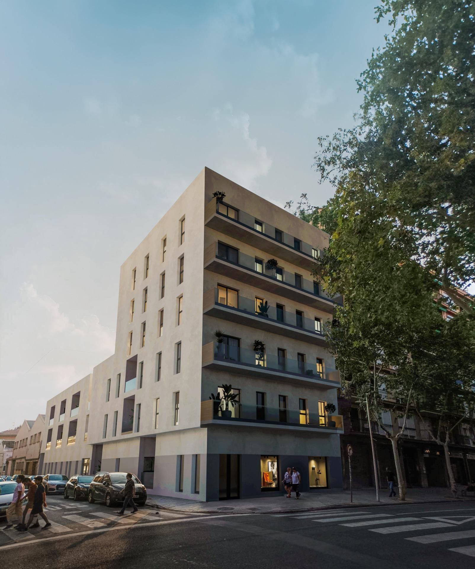 Exterior view of Flat for sale in Sabadell  with Air Conditioner, Heating and Private garden