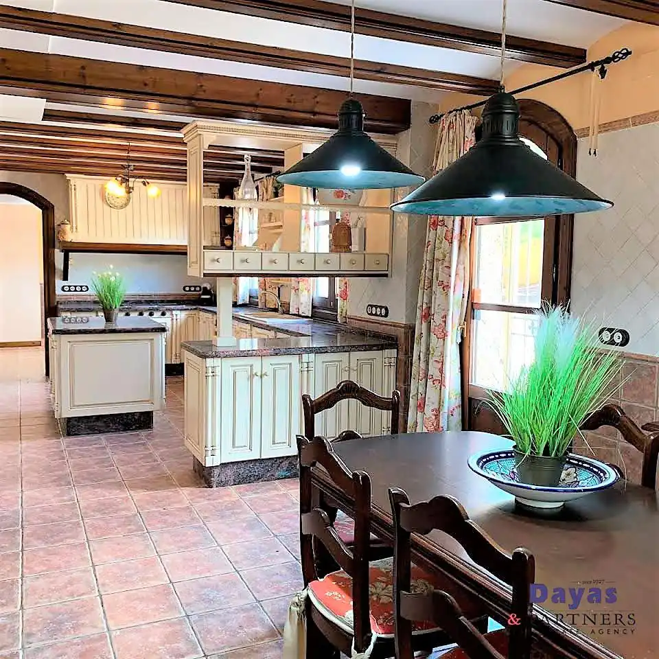Cocina de Finca rústica en venta en Rojales con Aire acondicionado, Jardín privado y Terraza