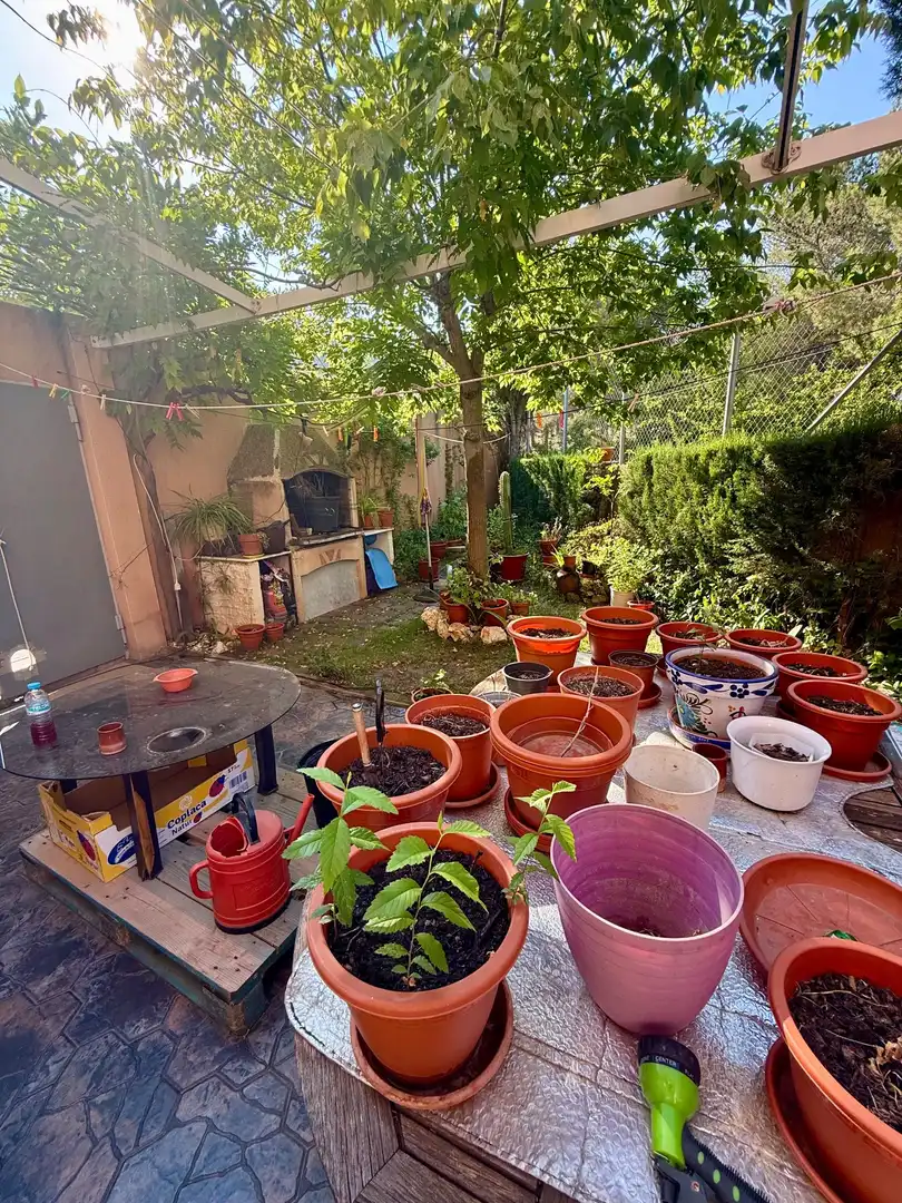 Terrasse von Haus oder Chalet zum Verkauf in Villena mit Heizung, Privatgarten und Abstellraum