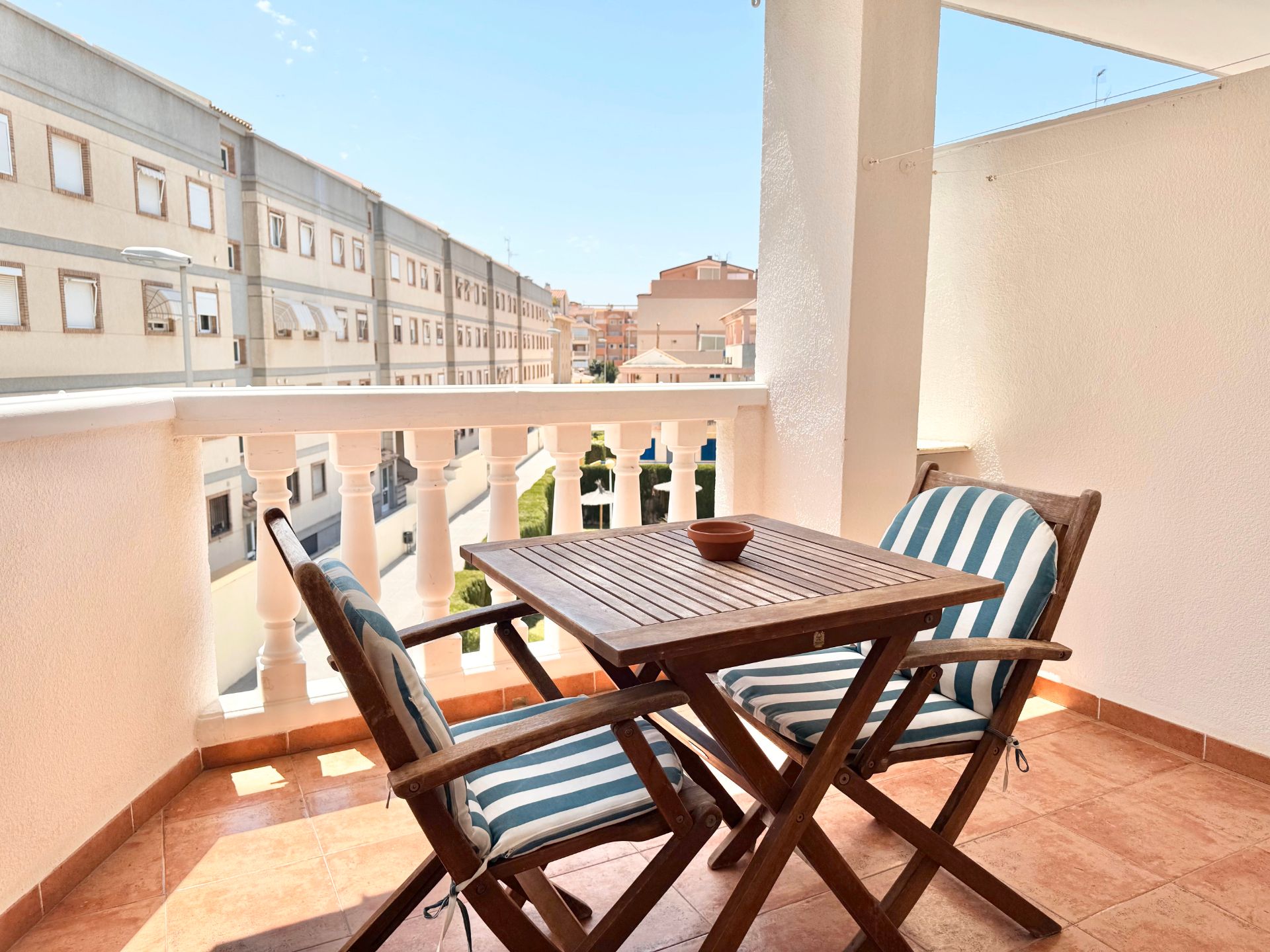 Terrassa de Apartament de lloguer en Canet d'En Berenguer amb Aire condicionat, Terrassa i Moblat