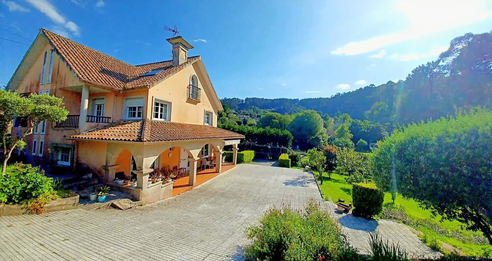 Exterior view of Houses for rent in Cangas   with Heating, Private garden and Terrace