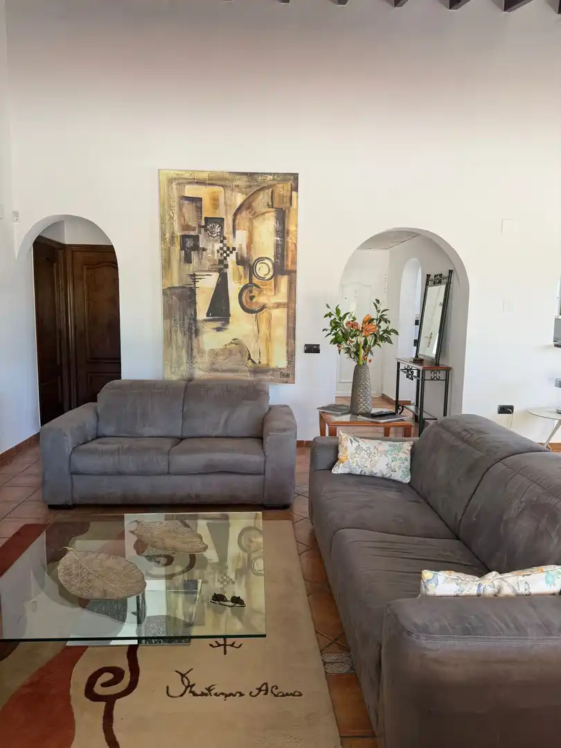 Sala de estar de Casa o chalet en venta en La Nucia con Jardín privado, Trastero y Piscina