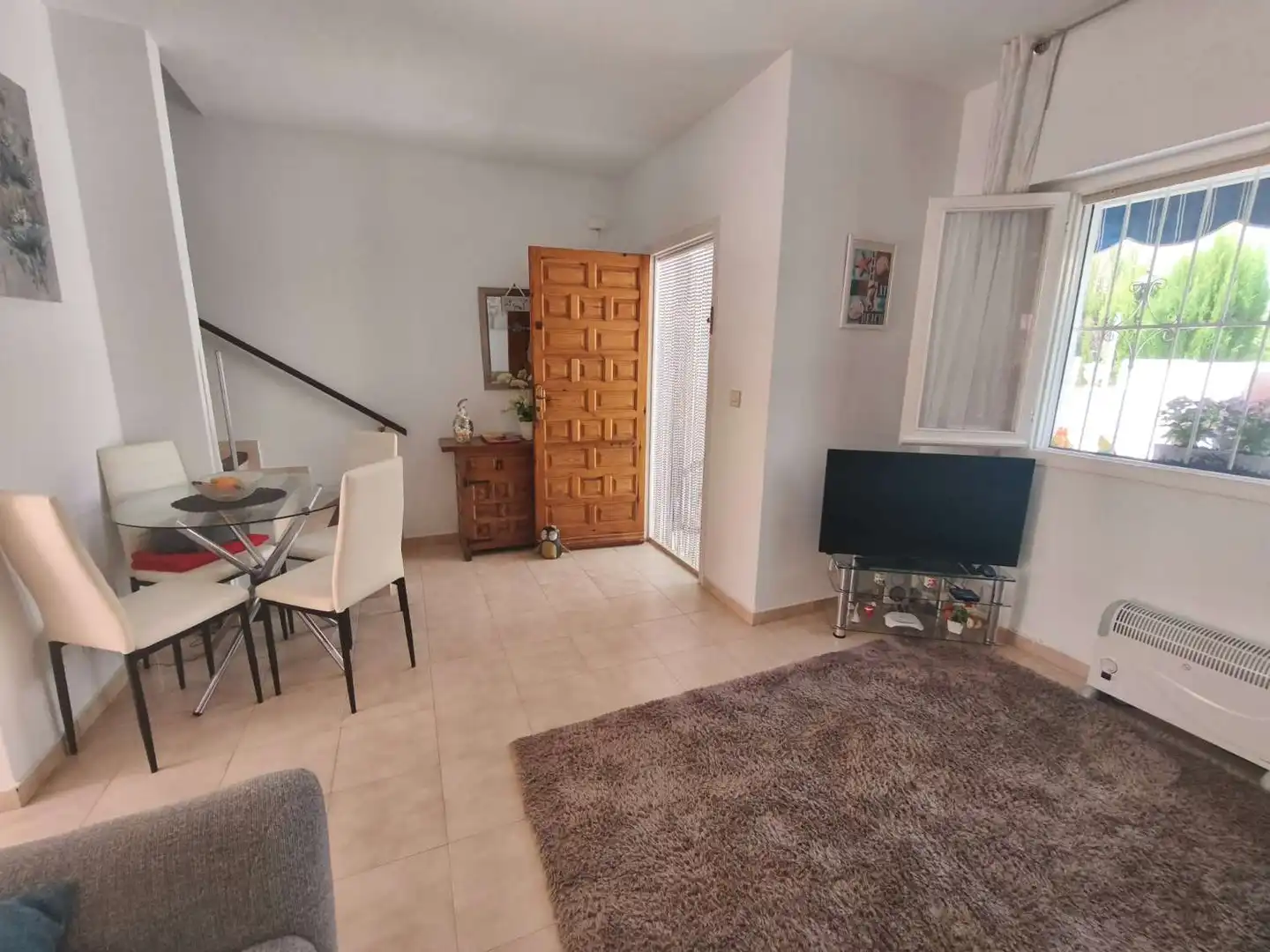 Wohnzimmer von Maisonette zum Verkauf in Orihuela mit Klimaanlage, Heizung und Terrasse