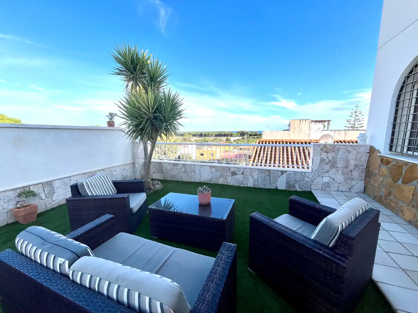 Terraza de Casa adosada en venta en Cuevas del Almanzora con Aire acondicionado, Terraza y Amueblado