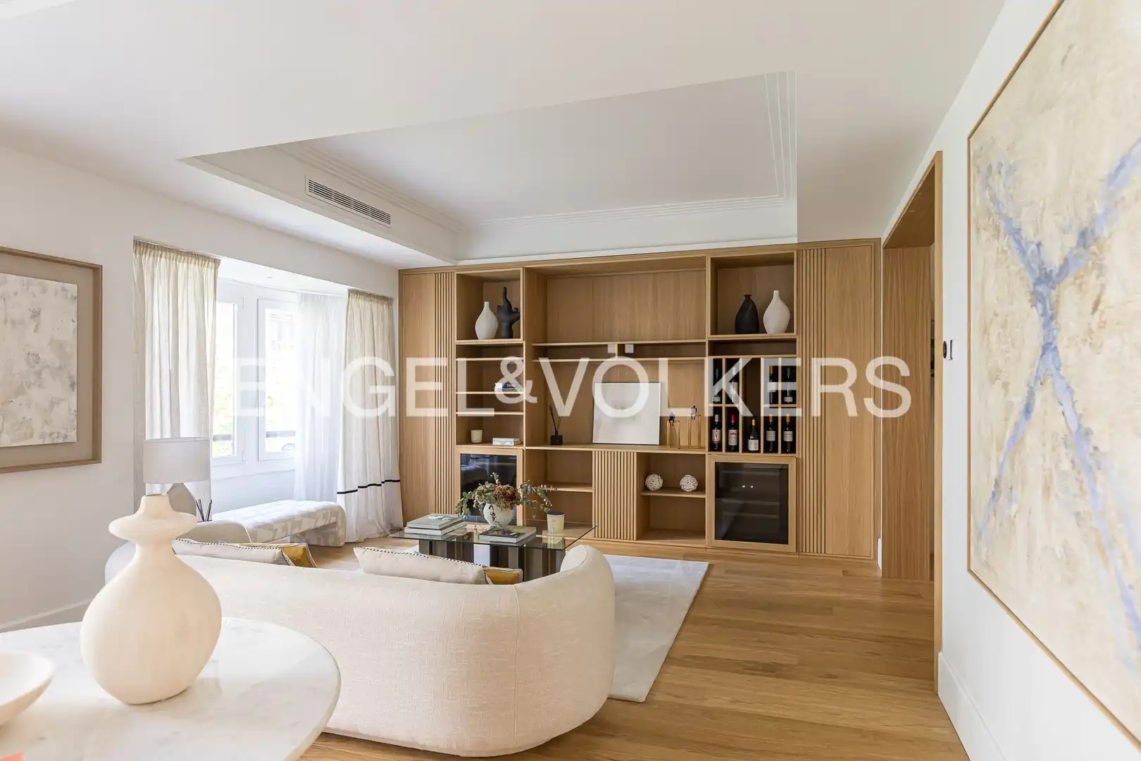 Wohnzimmer von Wohnung zum Verkauf in Madrid mit Klimaanlage, Heizung und Terrasse
