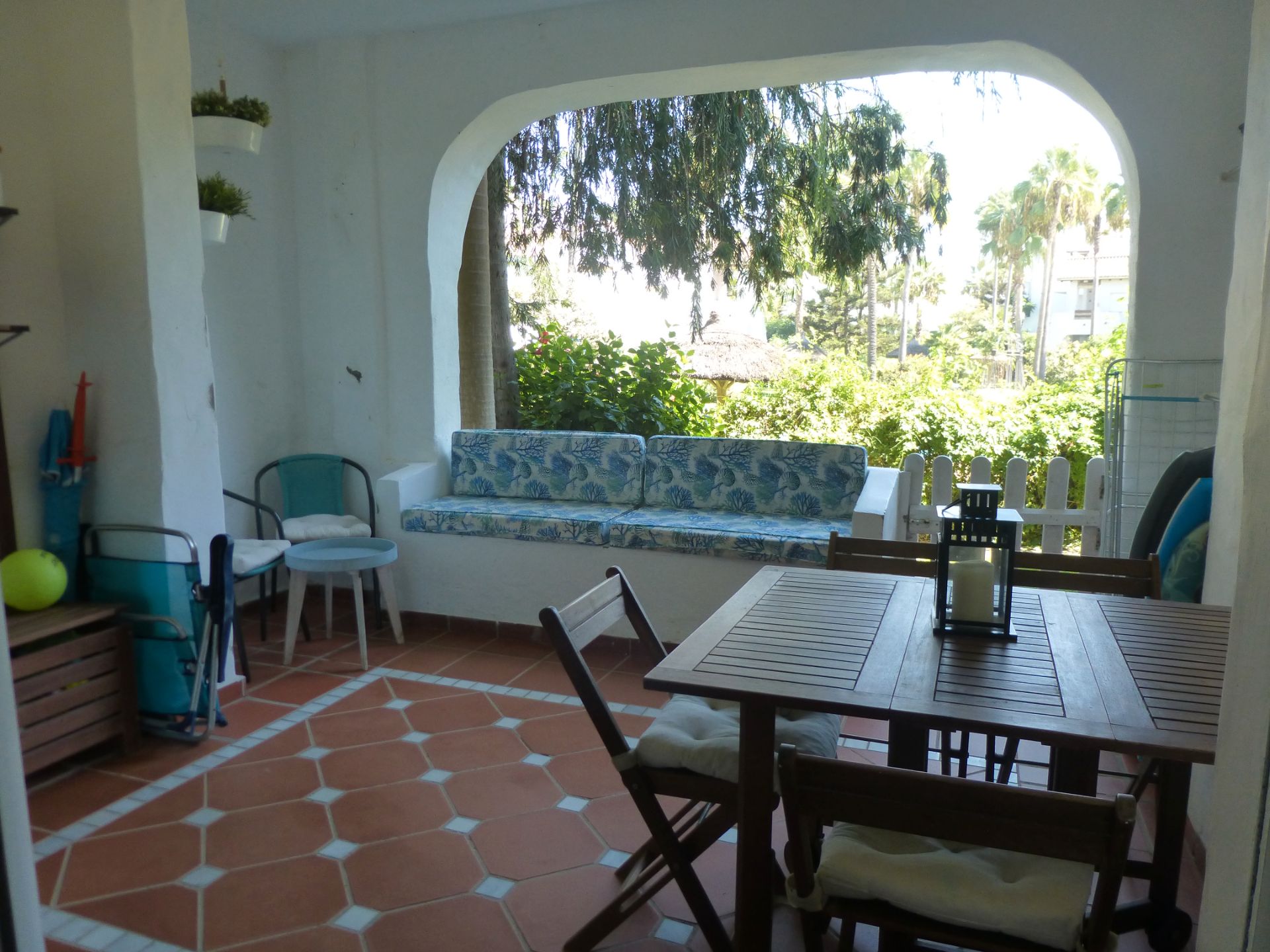Garden of Planta baja for sale in Rota  with Air Conditioner, Private garden and Terrace