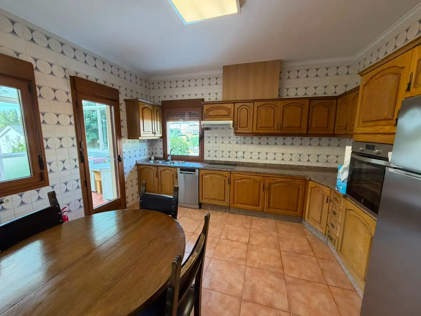 Cocina de Casa o chalet de alquiler en Lugo con Calefacción, Terraza y Amueblado