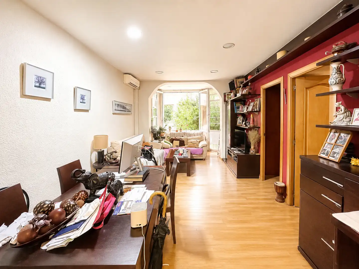 Sala de estar de Piso en venta en Barcelona con Aire acondicionado, Amueblado y Horno