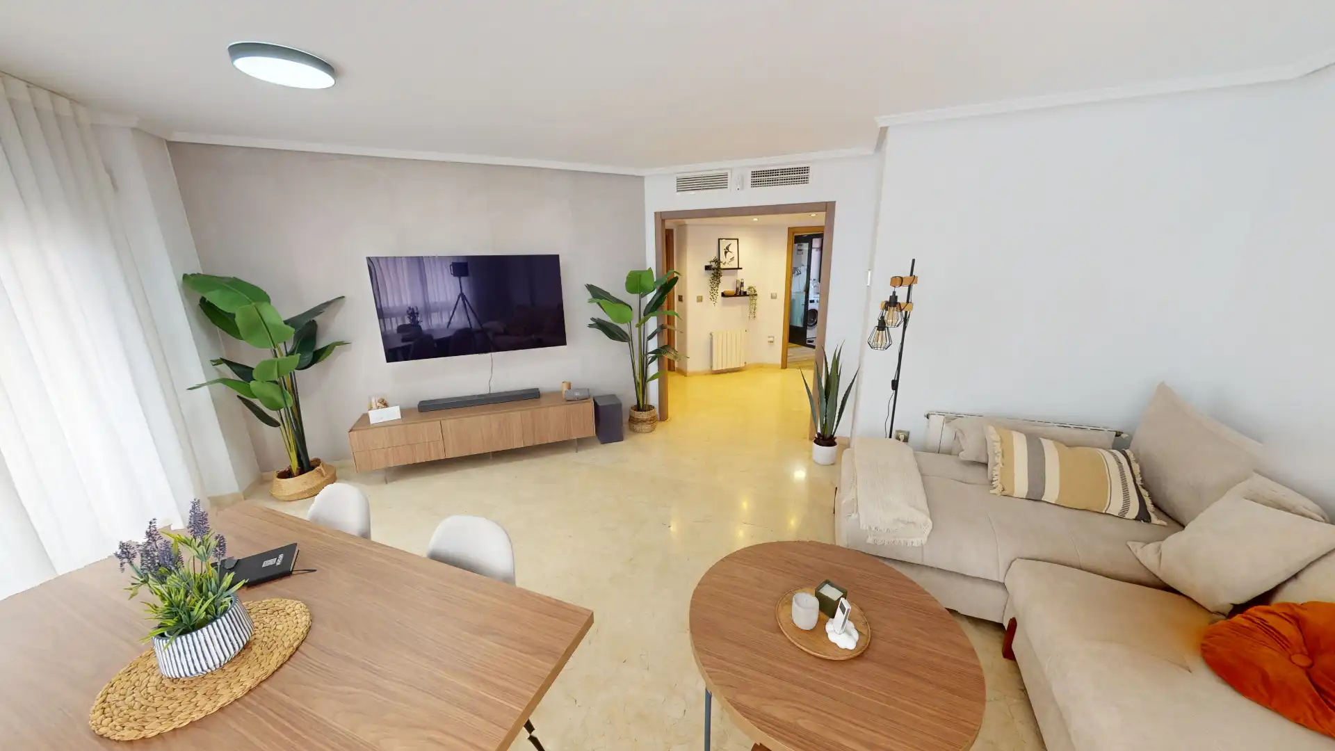 Sala d'estar de Àtic en venda en Alicante / Alacant amb Aire condicionat, Calefacció i Terrassa