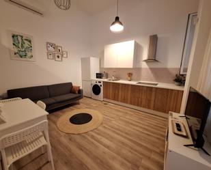 Sala d'estar de Apartament de lloguer en Málaga Capital amb Aire condicionat, Moblat i Forn