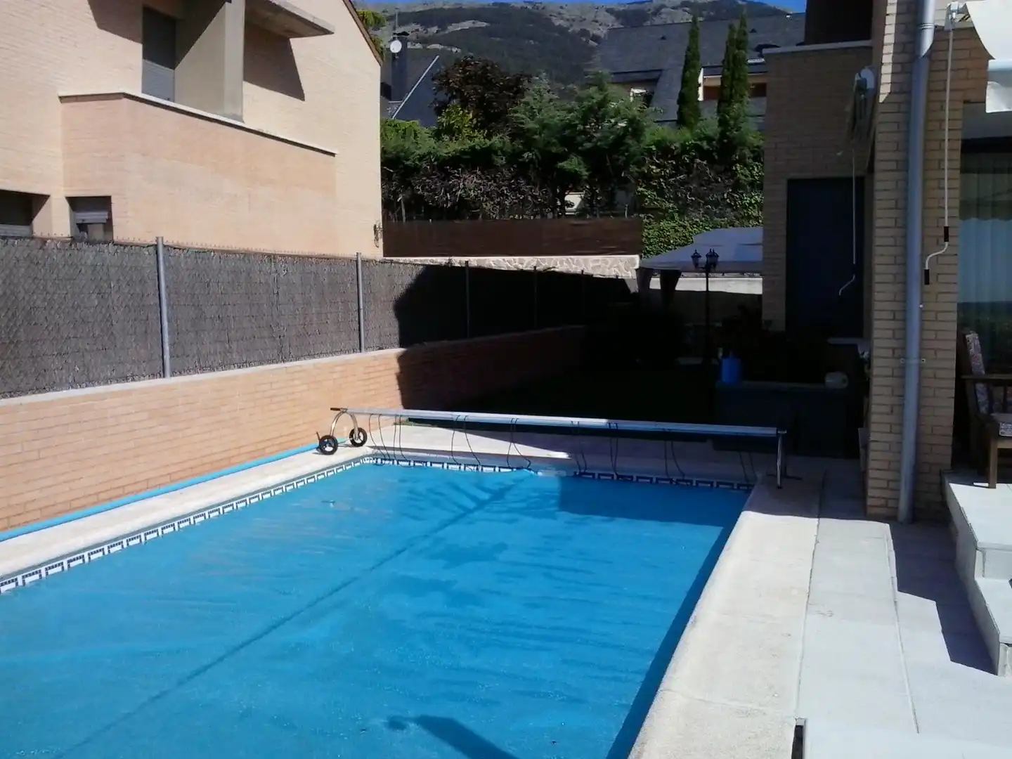 Swimming pool of Detached homes for sale in El Escorial  with Heating, Private garden and Terrace