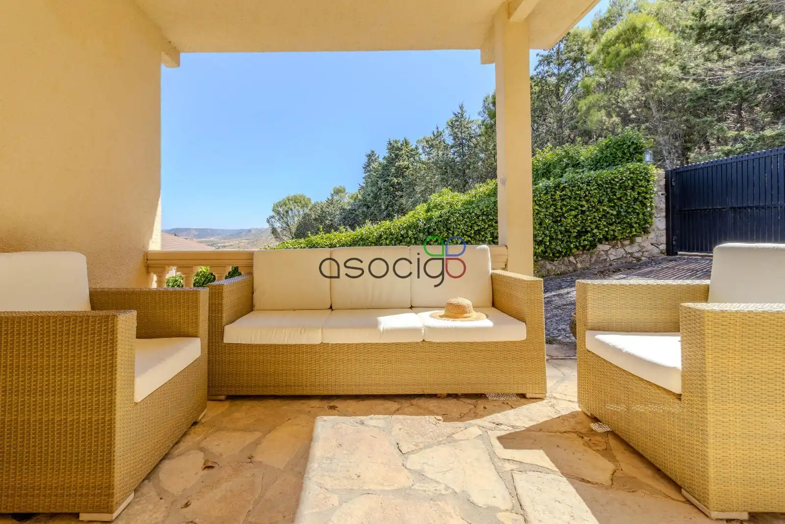Terraza de Casa o chalet en venta en Guadalajara con Aire acondicionado, Calefacción y Jardín privado