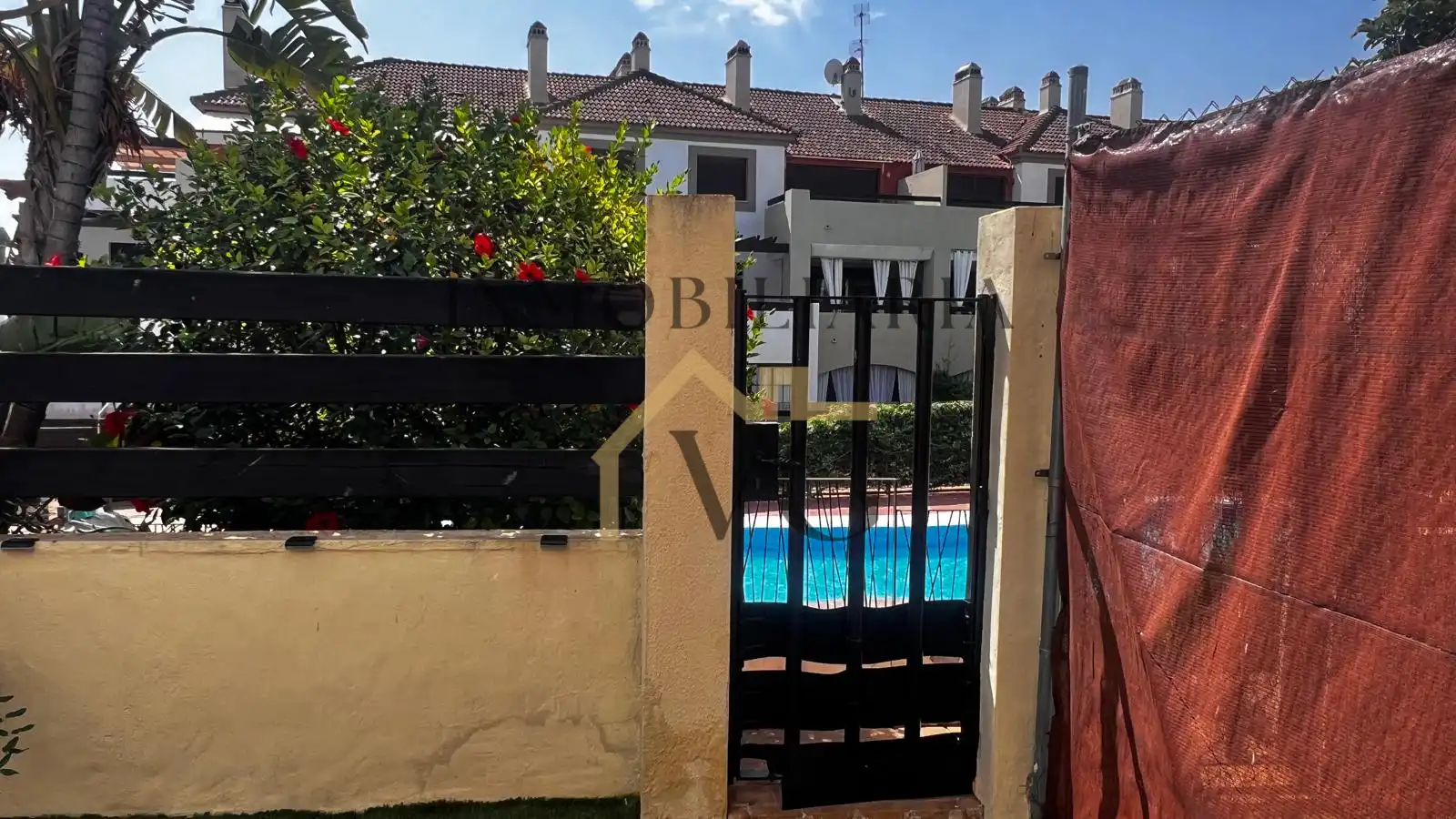 Garden of Flat for sale in Guillena  with Parquet flooring, Storage room and Swimming Pool