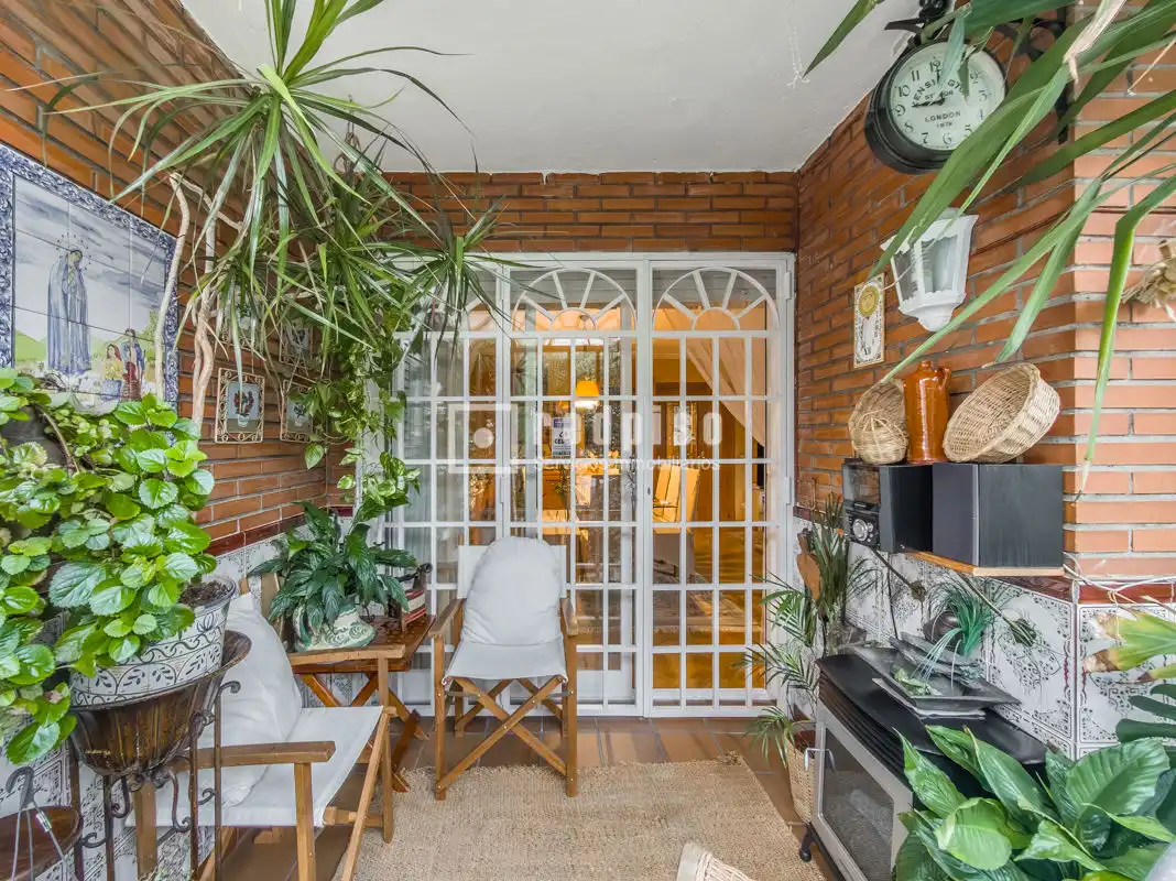 Terraza de Casa o chalet en venta en Alcorcón con Aire acondicionado, Calefacción y Jardín privado
