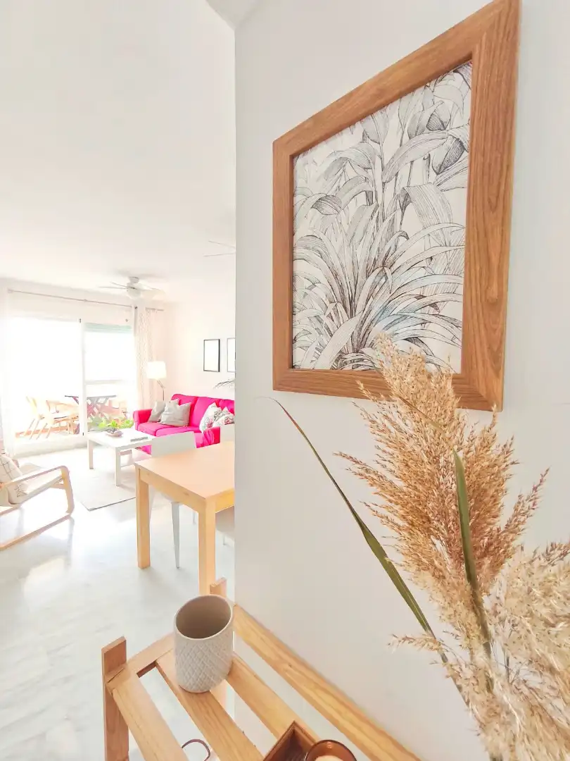 Wohnzimmer von Dachboden zum Verkauf in Almería mit Klimaanlage, Terrasse und Möbliert