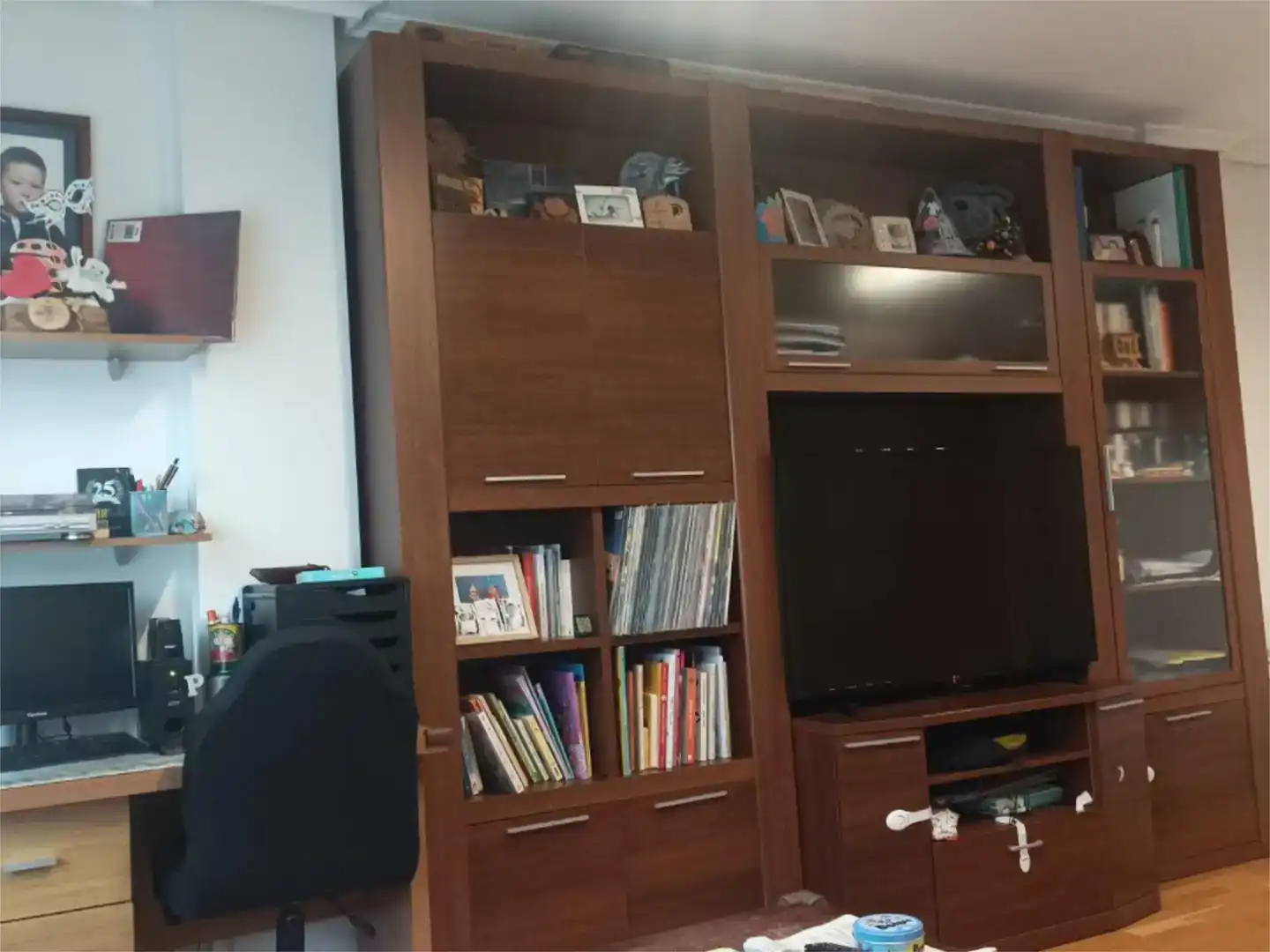 Sala de estar de Piso en venta en Quiroga con Calefacción, Parquet y Trastero