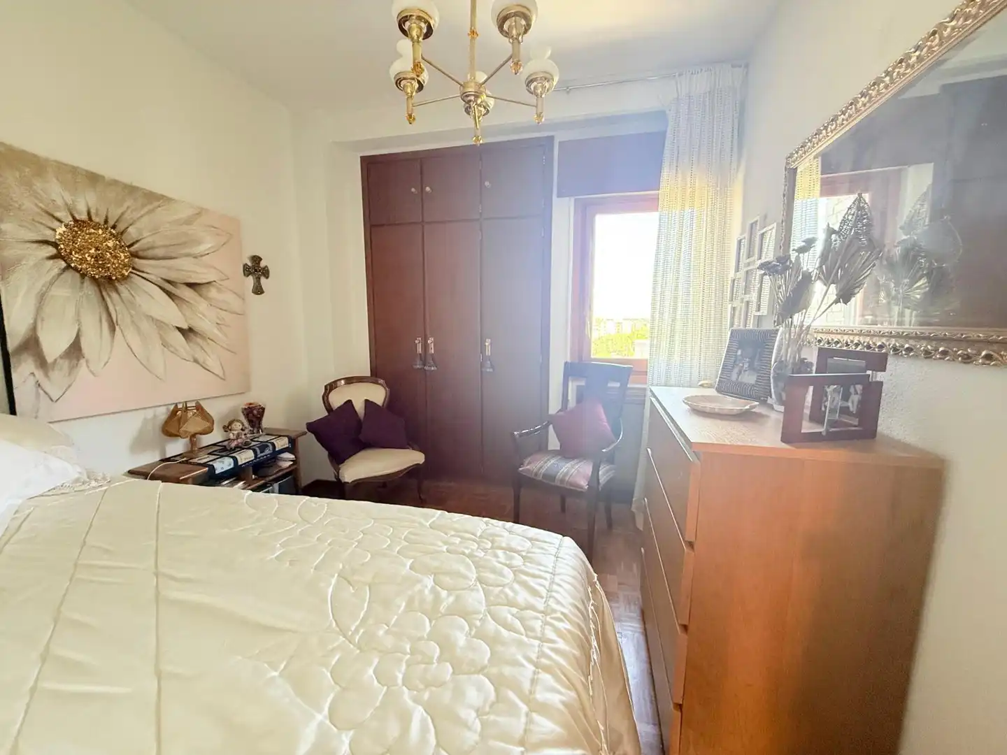 Bedroom of Flat for sale in Madrid  with Air Conditioner and Heating