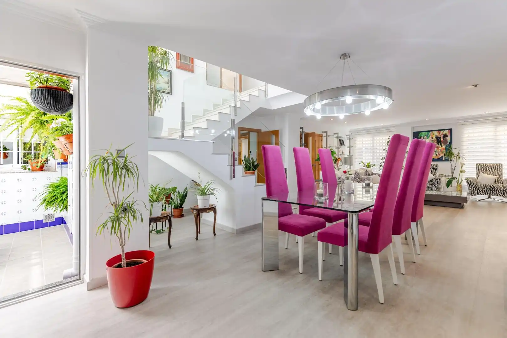 Comedor de Casa adosada en venta en Sagunto / Sagunt con Aire acondicionado, Calefacción y Terraza