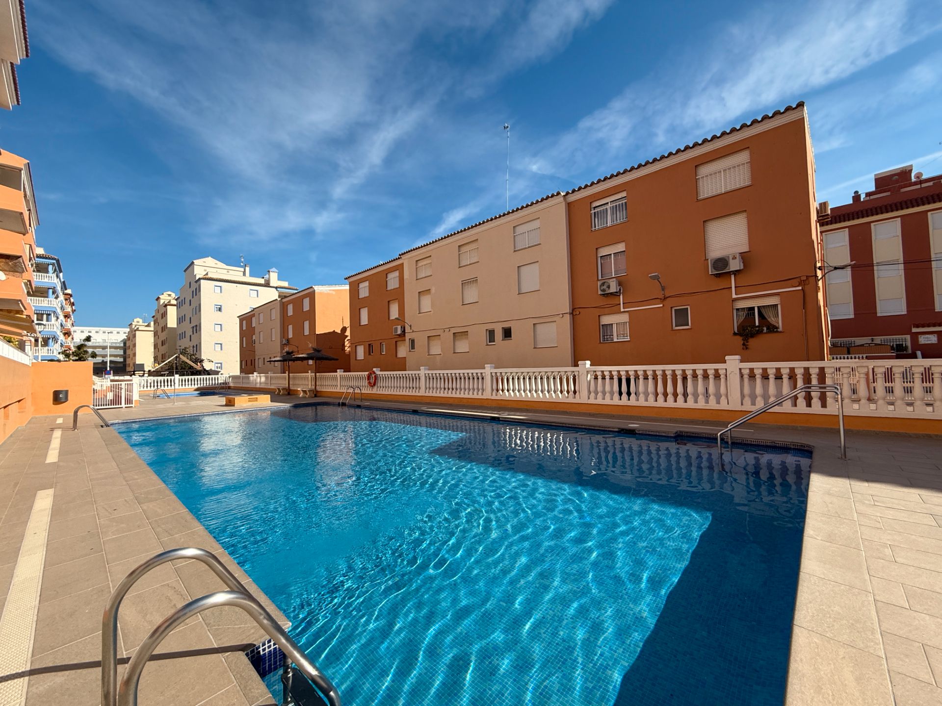 Swimming pool of Single-family semi-detached for sale in Moncofa  with Air Conditioner, Terrace and Storage room