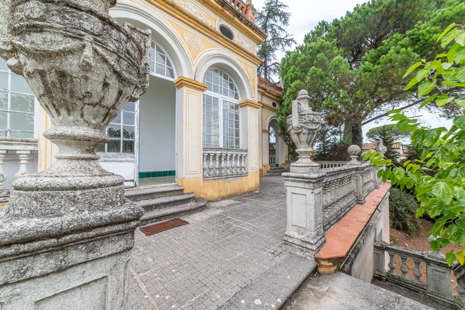 Vista exterior de Casa o xalet en venda en Caldes de Malavella amb Calefacció, Jardí privat i Terrassa