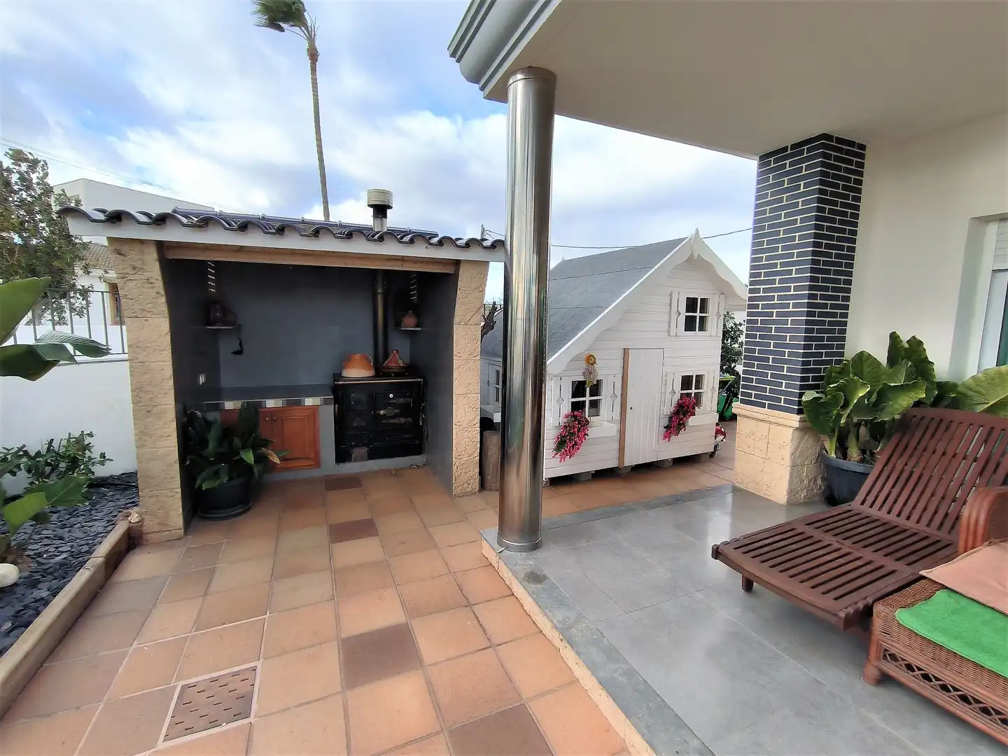 Terraza de Casa o chalet en venta en Alcanar con Aire acondicionado, Jardín privado y Terraza