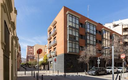 Exterior view of Planta baja for sale in  Barcelona Capital  with Air Conditioner, Heating and Terrace