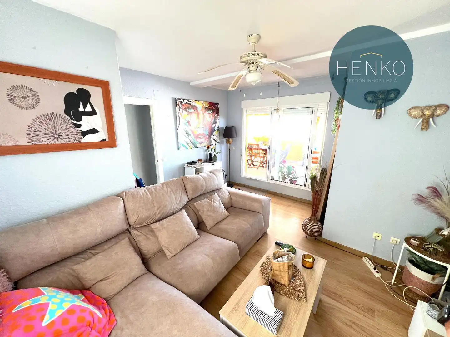 Sala de estar de Ático en venta en Punta Umbría con Aire acondicionado, Calefacción y Terraza