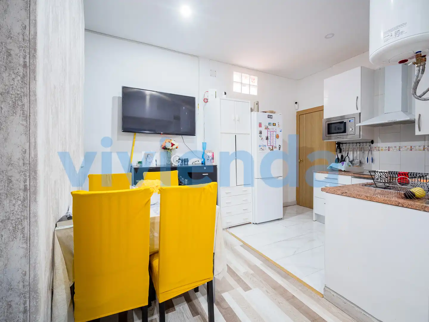 Kitchen of Flat for sale in Madrid  with Air Conditioner, Heating and Storage room
