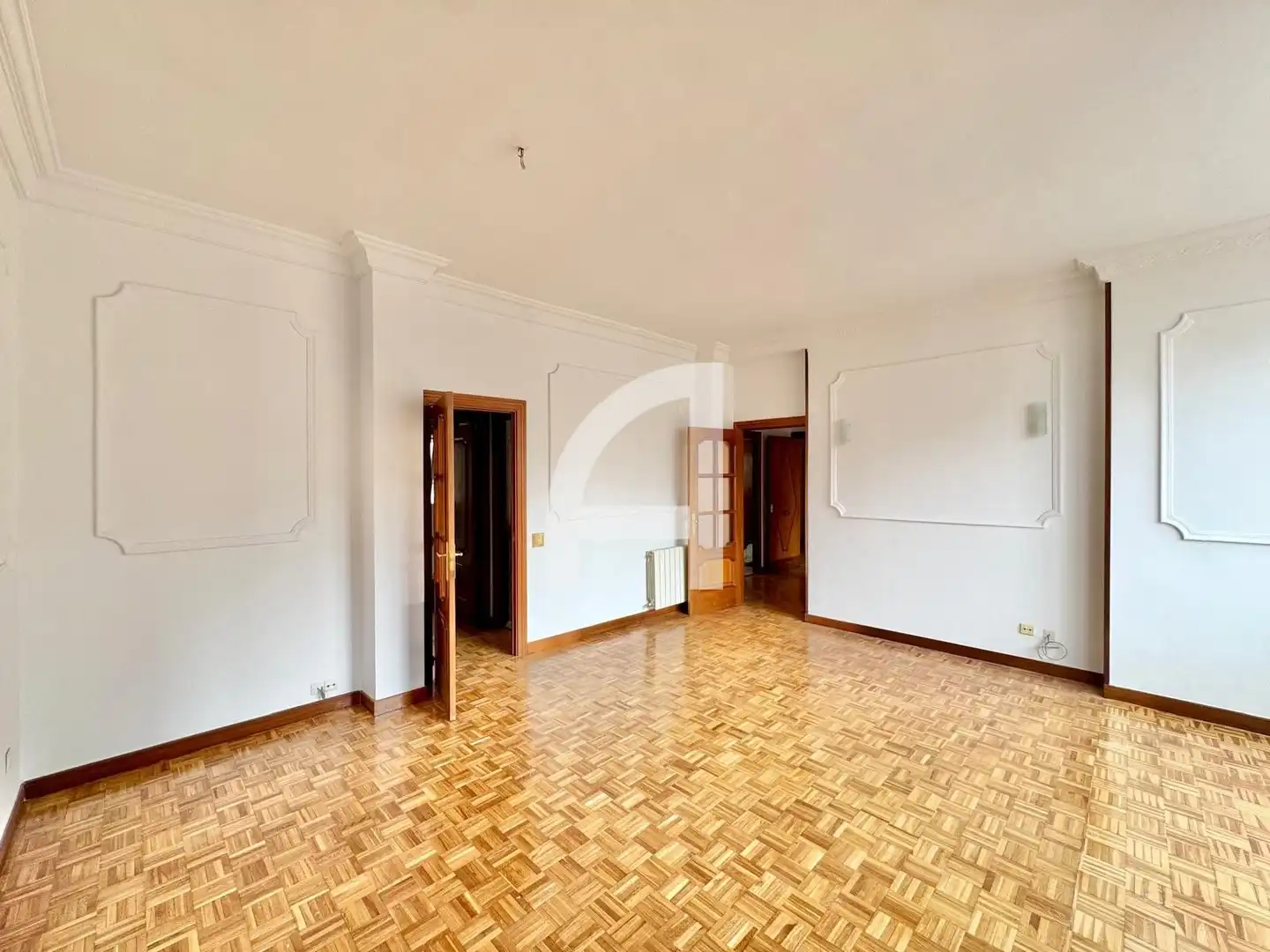 Living room of Flat for sale in  Madrid Capital  with Heating