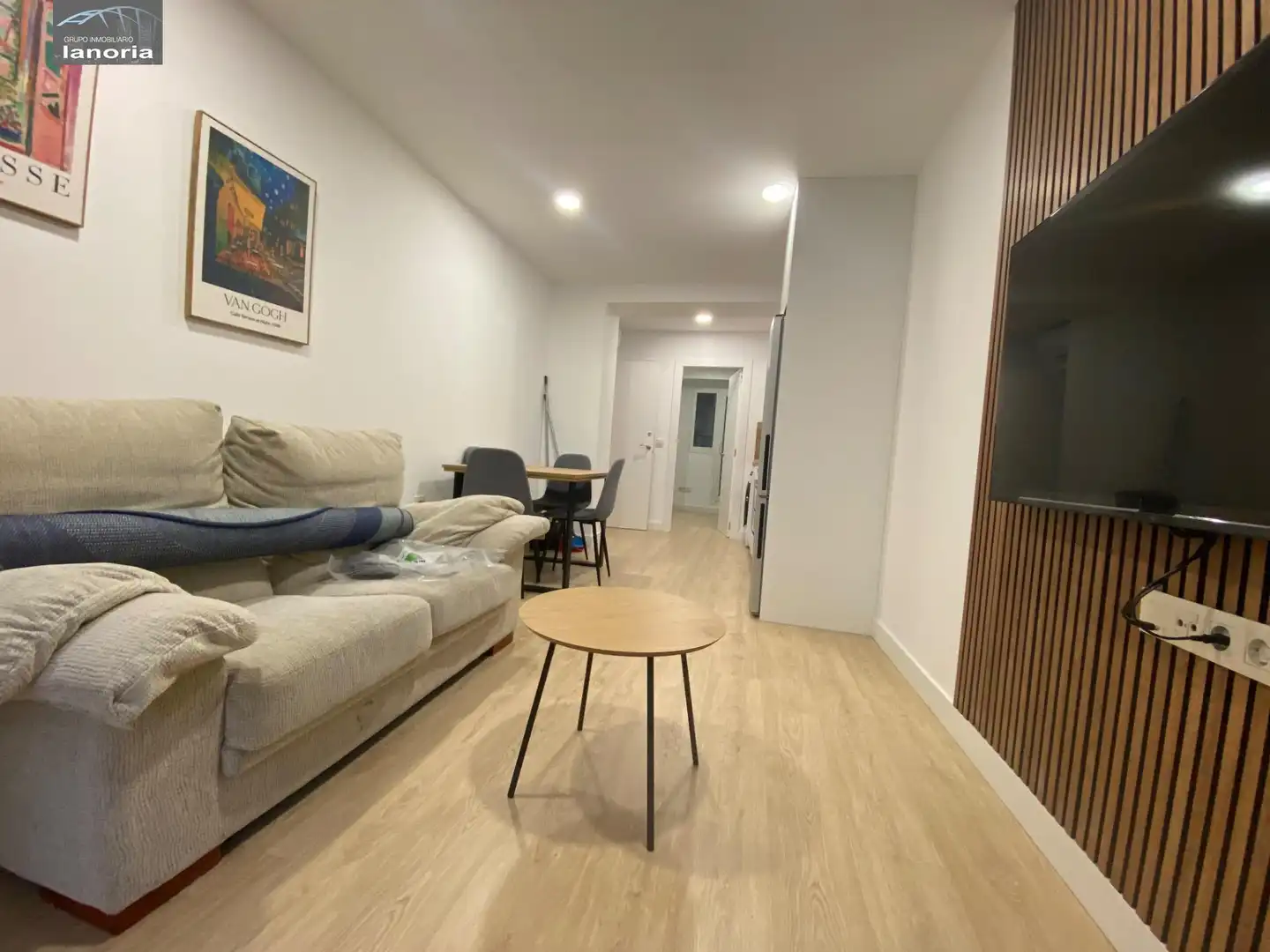 Sala d'estar de Apartament de lloguer en Albacete amb Aire condicionat, Calefacció i Moblat