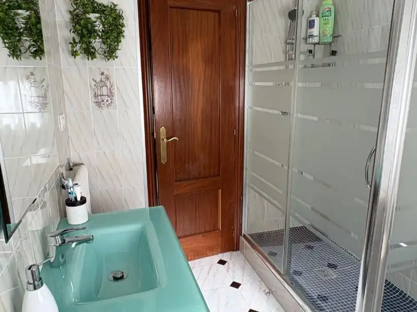 Bany de Casa o xalet en venda en Campo Lameiro amb Piscina