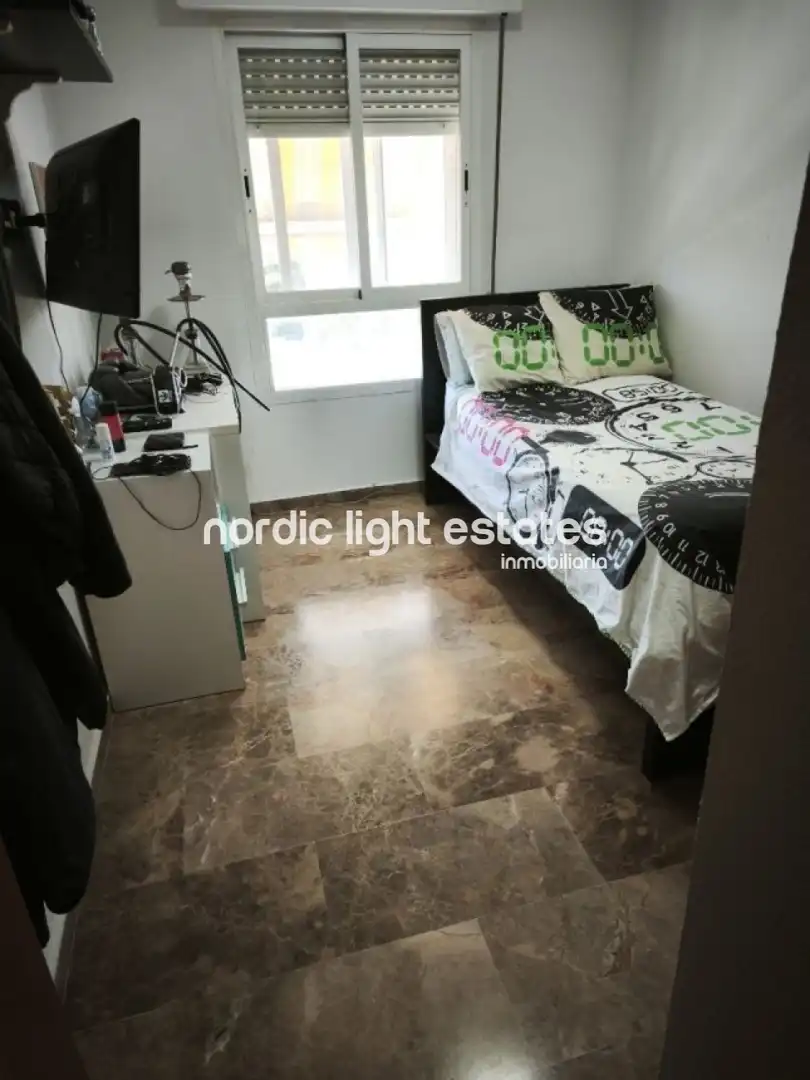 Vista exterior de Piso en venta en Málaga con Terraza, Trastero y Piscina