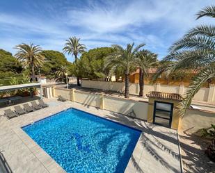 Swimming pool of House or chalet to rent in Orihuela  with Air Conditioner, Heating and Private garden