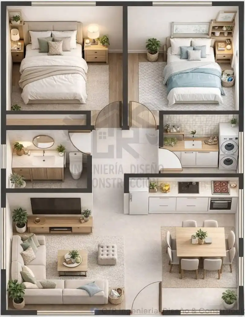 Habitación de Apartamento en venta en Cáceres