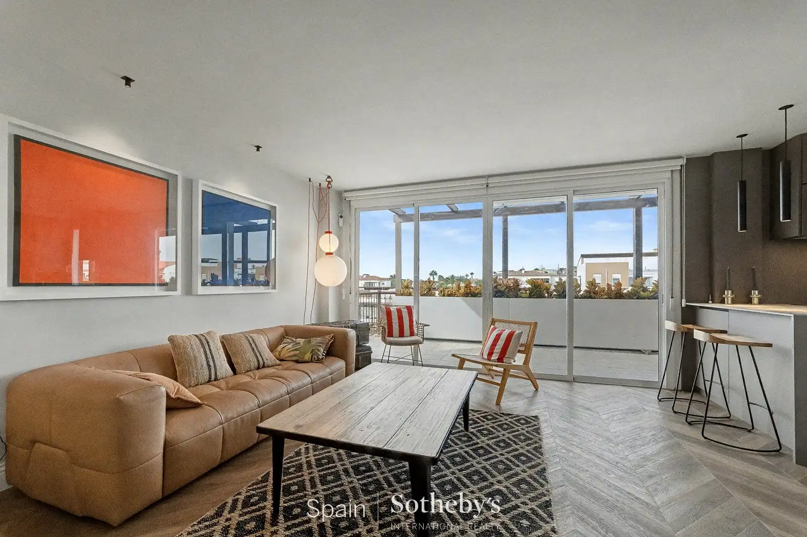 Sala de estar de Apartamento en venta en Golf del Sur - Amarilla Golf 