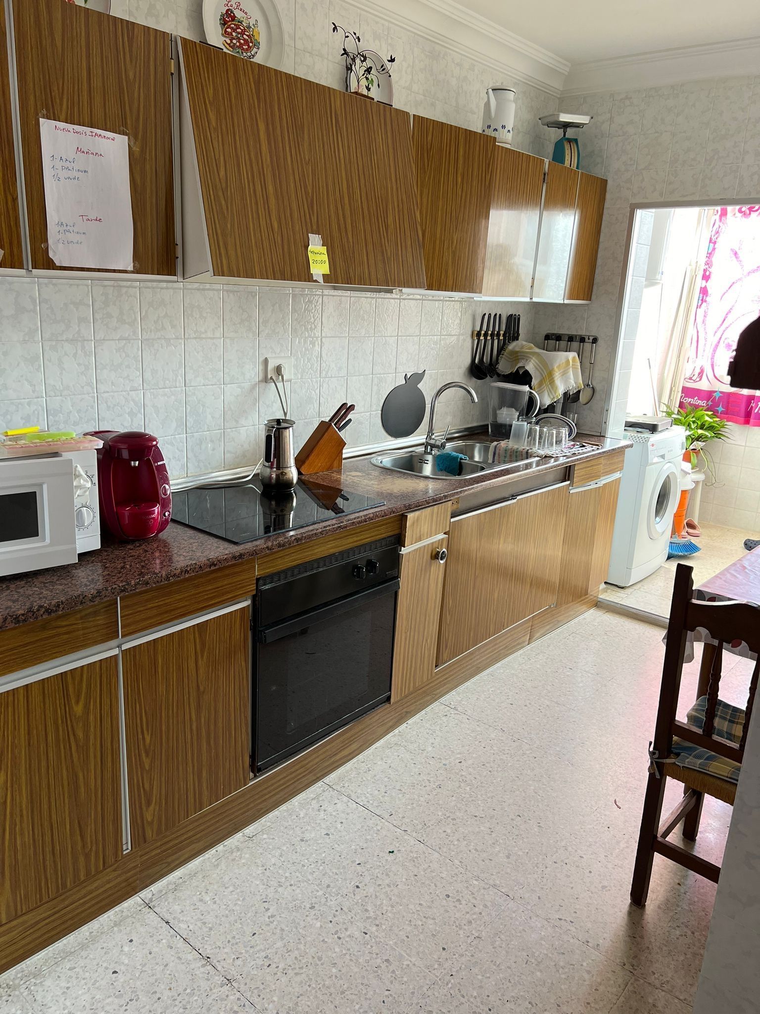 Kitchen of Flat for sale in Chiclana de la Frontera  with Furnished