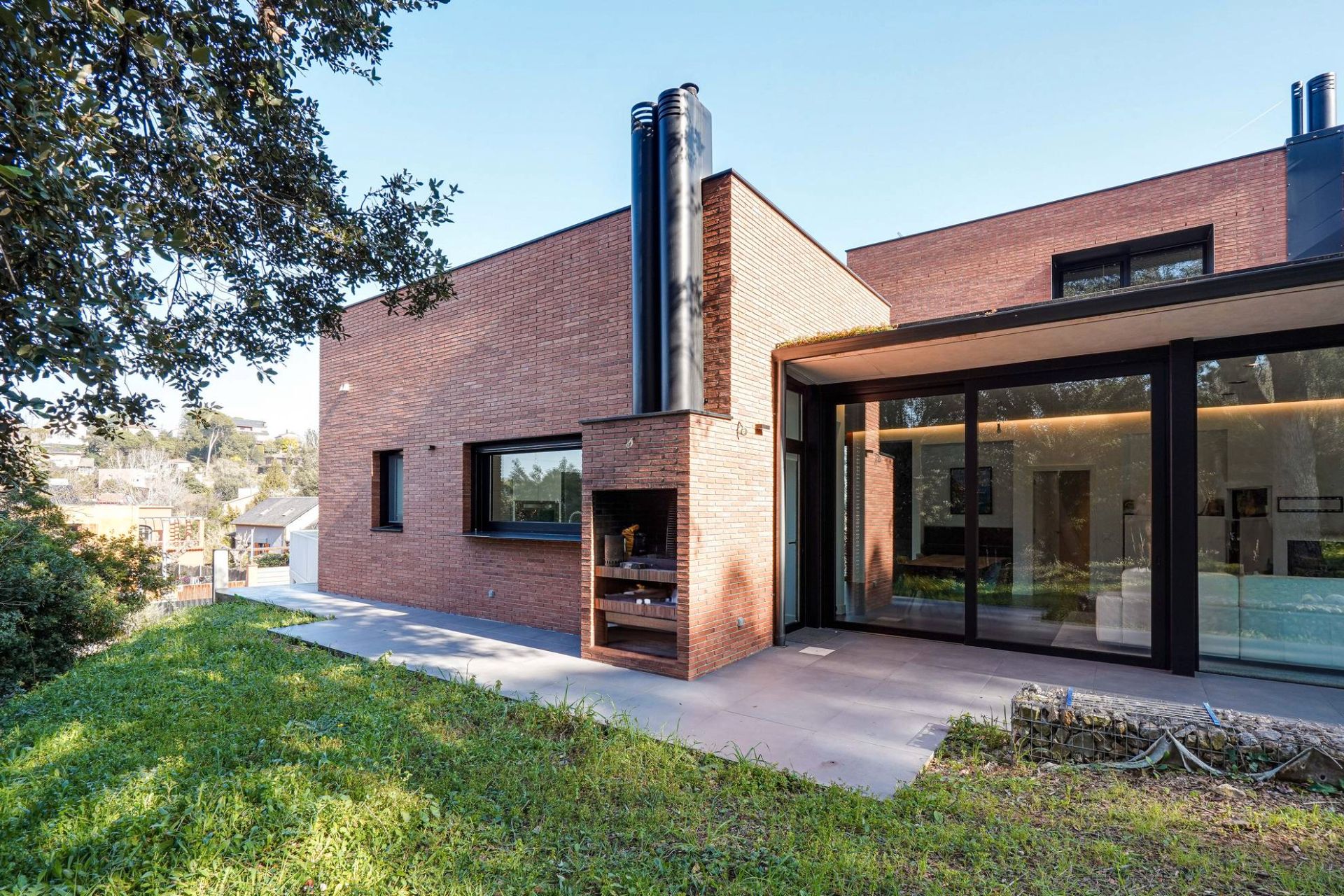 Vista exterior de Casa o chalet en venta en Sant Cugat del Vallès con Aire acondicionado, Calefacción y Jardín privado