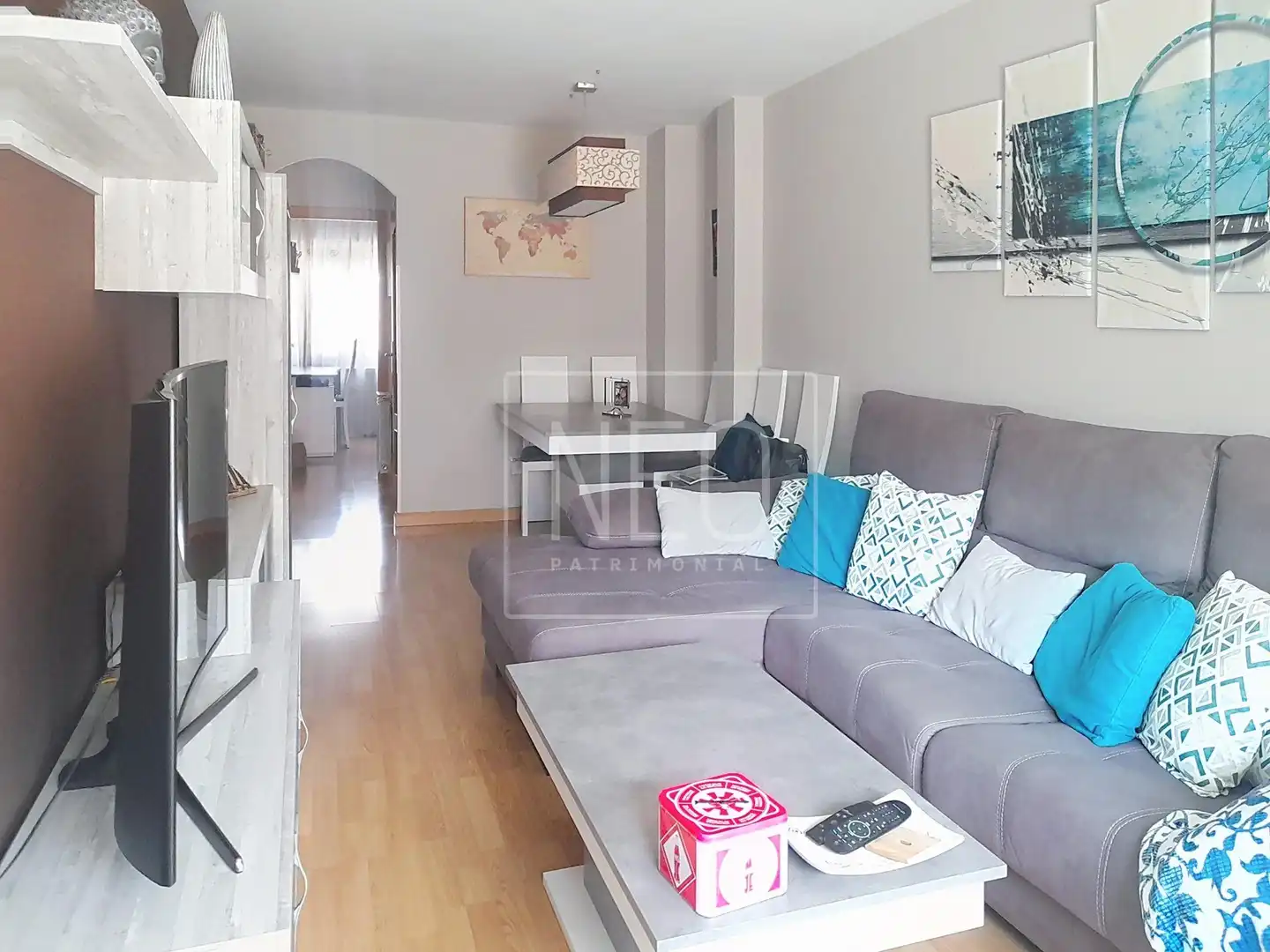 Sala de estar de Ático en venta en Leganés con Aire acondicionado, Calefacción y Terraza