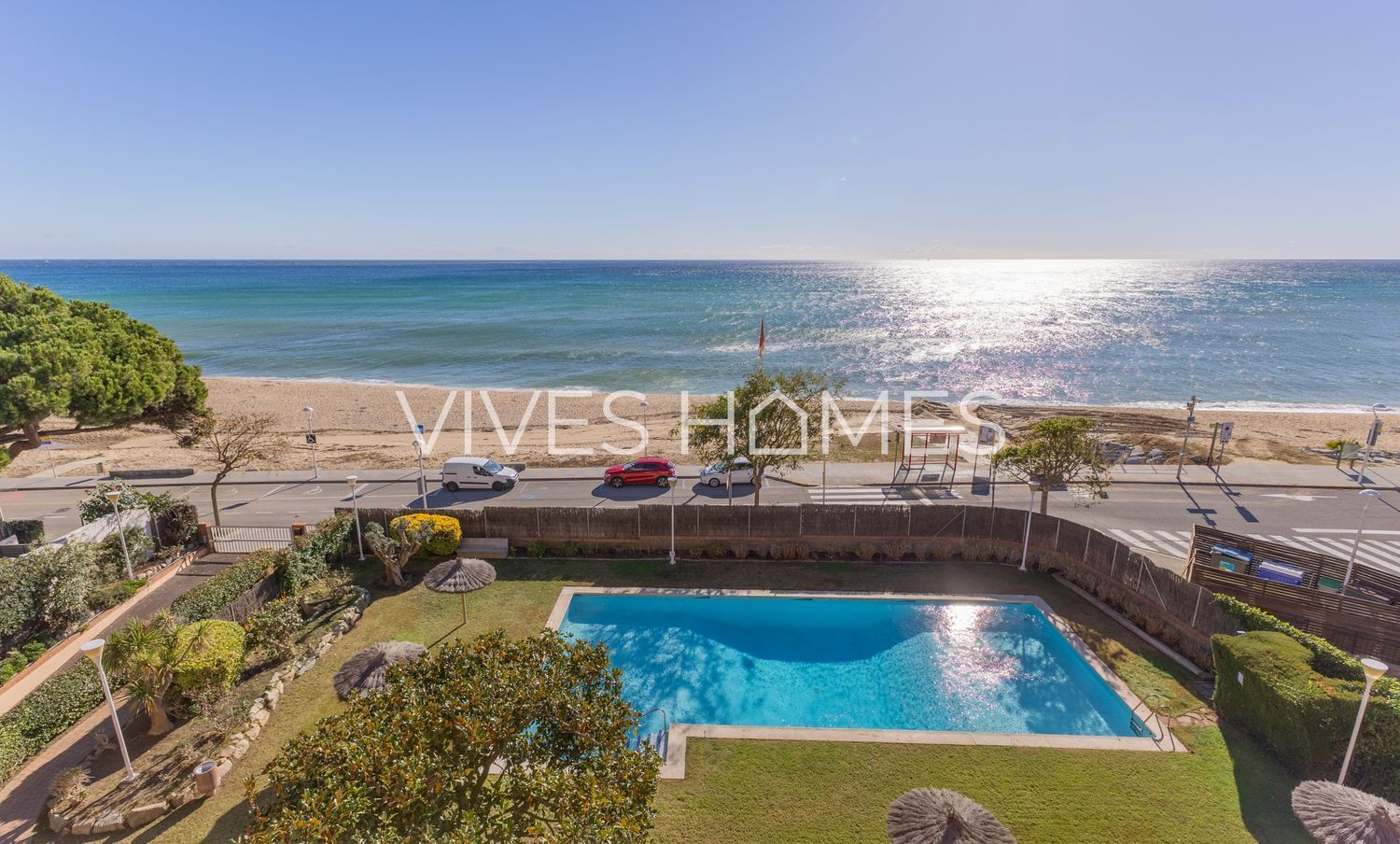 Exterior view of Flat for sale in Sant Vicenç de Montalt  with Private garden and Community pool