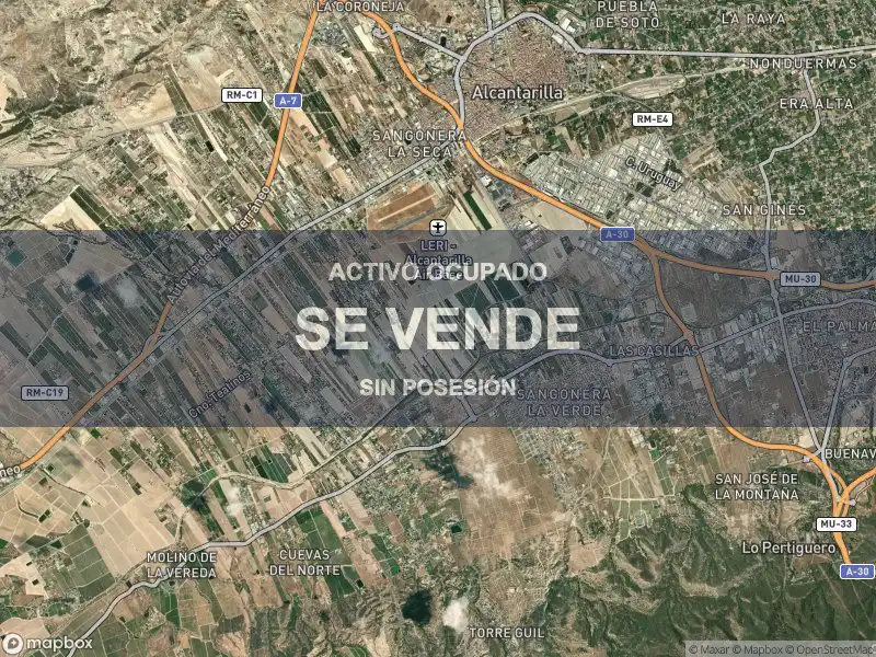 Piso en venta en Sangonera la Verde