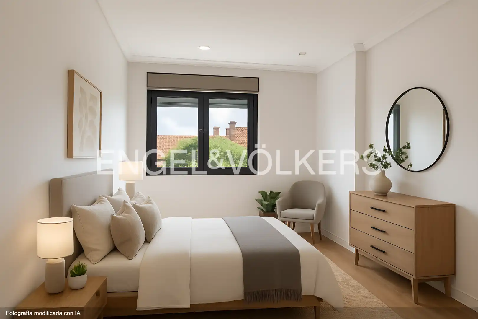 Bedroom of Flat for sale in Madrid  with Air Conditioner, Heating and Private garden