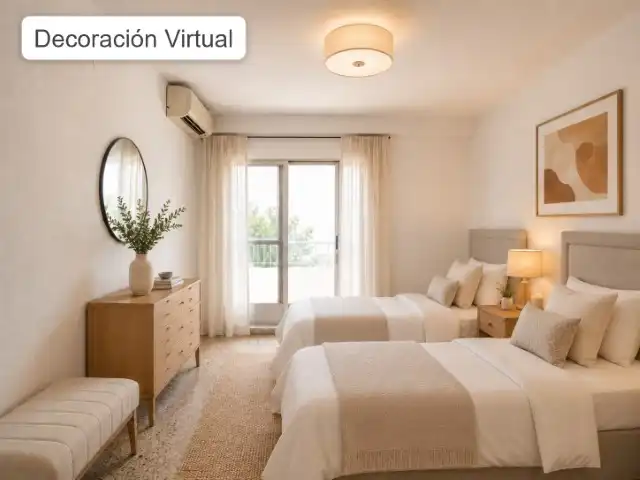 Bedroom of Flat for sale in Burjassot  with Private garden and Balcony